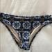 Anthropologie Swim | Anthropologie Cheeky Bikini Bottom Small | Color: Blue/Gold | Size: S