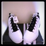 Adidas Shoes | Adidas (Q32750) Men's Black/White Sneaker | Color: Black/White | Size: 18
