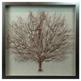 Millwood Pines Copper Tree Shadow Box Wall Décor in Brown/Gray/White | 19.69 H x 19.69 W x 1.57 D in | Wayfair 4C4213105EE64C67A5D24B0147715DC4