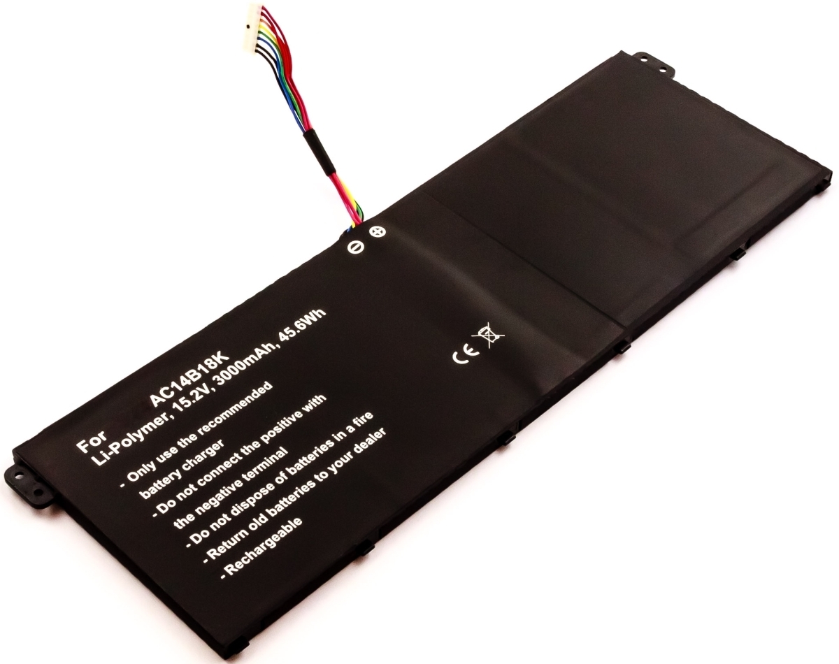 AGI Akku für Acer Aspire V3-371-39G1 Li-Pol 15,2 Volt 3000 mAh schwarz Image