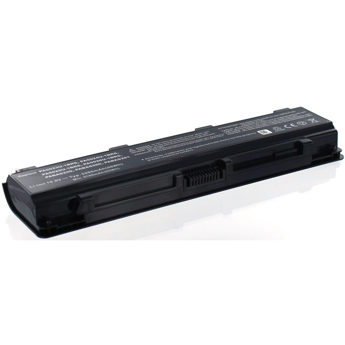 AGI Akku für Toshiba Satellite C75-A-156 Li-Ion 10,8 Volt 4400 mAh schwarz Image