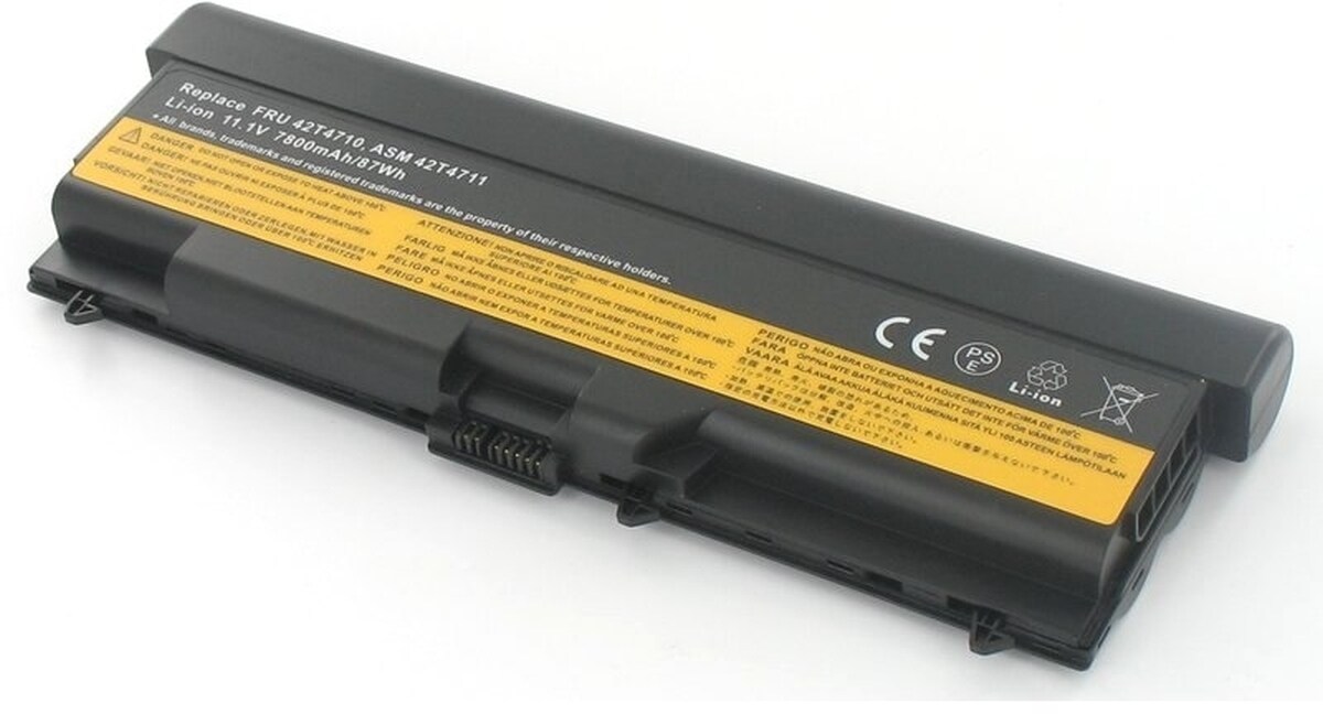AGI Akku für Lenovo T430 Li-Ion 11,1 Volt 6600 mAh schwarz Image