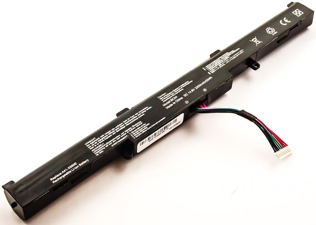 AGI Akku für Asus X751LN-1B Li-Ion 14,8 Volt 2200 mAh schwarz Image