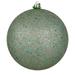 Vickerman 661680 - 6" Gray Mint Sequin Ball Christmas Christmas Tree Ornament (4 Pack) (N591540DQ)