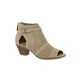 Women's Carrigan Booties by Easy Street® in Sand (Size 9 M)