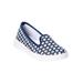 Women's The Dottie Slip On Sneaker by Comfortview in Denim Eyelet (Size 8 1/2 M)