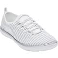 Women's CV Sport Ariya Slip On Sneaker by Comfortview in White (Size 8 1/2 M)