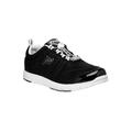 Extra Wide Width Women's TravelWalker II Sneaker by Propet® in Black Mesh (Size 8 WW)