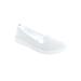 Wide Width Women's The Dottie Slip On Sneaker by Comfortview in White (Size 11 W)