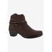 Women's Wrangle Bootie by Easy Street in Brown (Size 7 1/2 M)