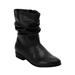 Extra Wide Width Women's Madison Bootie by Comfortview in Black (Size 9 1/2 WW)