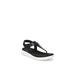 Women's Lincoln Sandal by Naturalizer in Black Leather (Size 9 1/2 M)