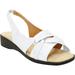 Women's The Pearl Sandal by Comfortview in White (Size 8 M)