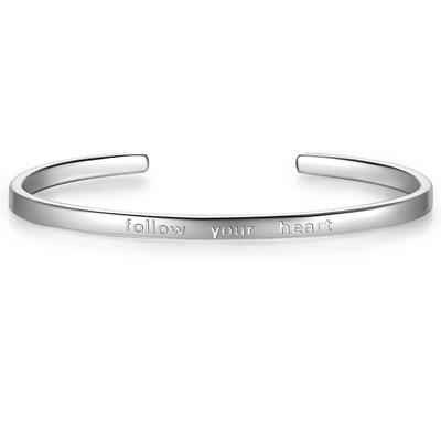 Glanzstücke München Armreif follow your heart Sterling Silber in 17,0 cm, flexibel einstellbar Damen Image