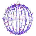 Vickerman 666135 - 480Lt x 40" Red-Wht-Blue Twinkle Sphere (X40LED31T) Hanging Christmas Light Sphere