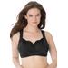 Plus Size Women's Comfort Choice® Wireless Gel Strap Bra by Comfort Choice in Black (Size 52 DDD)