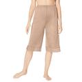 Plus Size Women's Snip-To-Fit Culotte by Comfort Choice in Nude (Size 1X) Full Slip