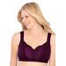 Plus Size Women's Comfort Choice® Wireless Gel Strap Bra by Comfort Choice in Dark Berry (Size 52 D)