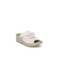 Women's Smile Sandals by BZees in Cream Mesh (Size 8 1/2 M)