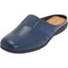 Extra Wide Width Women's The Sarah Slip On Mule by Comfortview in Navy (Size 7 1/2 WW)