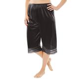 Plus Size Women's Snip-To-Fit Culotte by Comfort Choice in Black (Size L) Full Slip