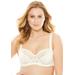 Plus Size Women's Lace-Trim Underwire Bra by Amoureuse in Ivory (Size 42 C)