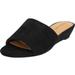 Women's The Capri Slip On Mule by Comfortview in Black (Size 10 1/2 M)