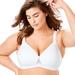 Plus Size Women's Brigitte Lace Wireless T-Shirt Bra 5215 by Leading Lady in White (Size 42 G)