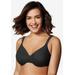 Plus Size Women's Secrets Perfectly Smooth Bra US4747 by Playtex in Black Stripe (Size 38 DD)