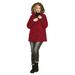 Plus Size Women's Faux Fur Trim Parka by ellos in Rich Red (Size 4X)