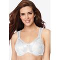 Plus Size Women's Satin Tracings® Underwire Minimizer Bra DF3562 by Bali in White (Size 36 DD)