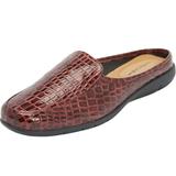 Extra Wide Width Women's The Harlyn Slip On Mule by Comfortview in Dark Berry (Size 8 WW)