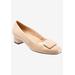 Extra Wide Width Women's Delse Pump by Trotters in Nude Patent (Size 10 1/2 WW)