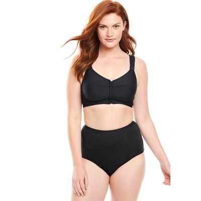 Plus Size Women's Stay-Cool Wireless Posture Bra by Comfort Choice in Black (Size 52 C)