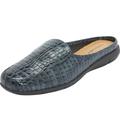 Wide Width Women's The Harlyn Slip On Mule by Comfortview in Navy (Size 10 W)