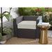 Ebern Designs Outdoor Sunbrella Seat Cushion, Granite in Gray | 5 H x 29 W x 25 D in | Wayfair C13511812FFD497E944BA712126530FB