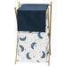 Sweet Jojo Designs Moon Bear Star Laundry Hamper Fabric in Gray | 26.5 H in | Wayfair Hamper-MoonBear