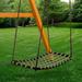 Gorilla Playsets Nylon Belt Swing w/ Chains & Hooks Nylon/Rope in Black/Brown/Green | 75 H x 21 W x 43 D in | Wayfair 04-0030-BK/G/BK