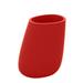 Vondom Stone Resin Pot Planter Resin/Plastic in Red | 39.25 H x 33.75 W x 25.75 D in | Wayfair 55010F-RED
