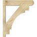 Ekena Millwork Merced Craftsman Outlooker Wood in Brown | 28 H x 6 W in | Wayfair OUT06X24X28MRC04RDF