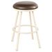 Red Barrel Studio® Hoye Swivel Bar & Counter Stool Plastic in Black/Brown | 34 H x 18.5 W x 17 D in | Wayfair 387DC97762A740EBBB94C0E03CBE8272