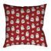 Latitude Run® Avicia Throw Pillow Polyester in Red | 14 H x 14 W x 3 D in | Wayfair A48867687A94430492C11478F2B6B0C3