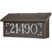 Pasadena Wall Mounted Mailbox Brass in Brown America's Finest Lighting Company | 8.25 H x 16.5 W x 5.63 D in | Wayfair AF-22-HNBZWW