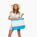 Breakwater Bay Beach Picnic Tote Bag, Service for 1 Cotton Canvas in Blue | 16 H x 21 W x 6 D in | Wayfair 14447B019568412EA3E0677D566B53DD