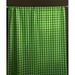 Rosalind Wheeler Lombard Gingham Room Darkening Outdoor Rod Pocket Single Curtain Panel Polyester in Green/Blue/Black | 84 H in | Wayfair