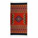 Red 70 x 0.2 in Area Rug - Union Rustic Aggri Hand-Woven Area Rug Wool | 70 W x 0.2 D in | Wayfair 191020