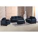 Glory Furniture Turner 58" Square Arm Loveseat Microfiber/Microsuede in Blue | 36 H x 58 W x 34 D in | Wayfair G510A-L