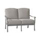 Woodard Casa 53.25" Wide Loveseat w/ Cushions Metal/Sunbrella® Fabric Included in Gray | 35.25 H x 53.25 W x 35.5 D in | Outdoor Furniture | Wayfair