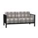 Woodard Jax Loveseat Metal/Sunbrella® Fabric Included in Black/Brown | 25.5 H x 53.25 W x 28.25 D in | Outdoor Furniture | Wayfair 2J0019-92-23M