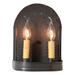 World Menagerie Andren 2 - Light Dimmable Kettle Candle Wall Light Metal in Black | 10 H x 7.75 W x 4 D in | Wayfair